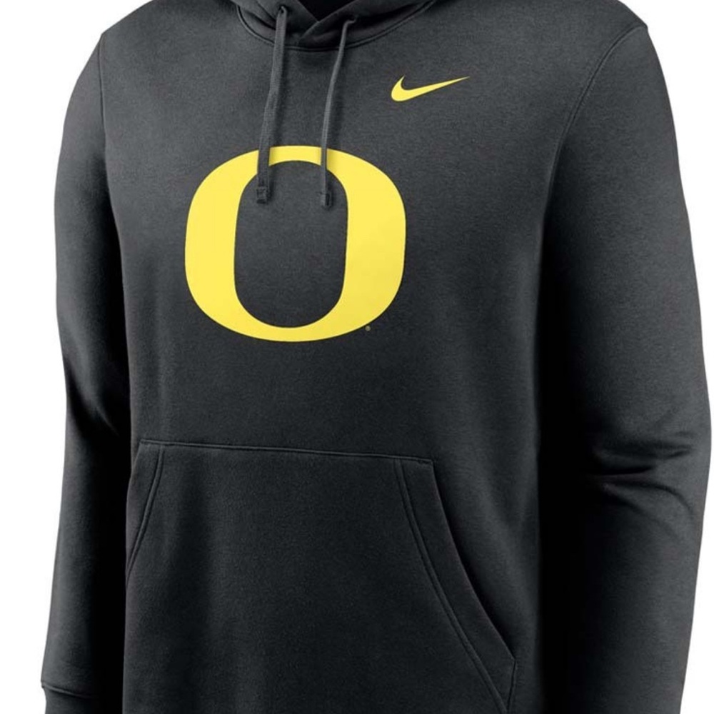 Nike Black and Yellow Sweatshirt Hoodie